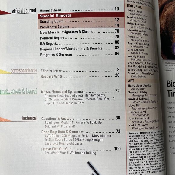 American Rifleman NRA Magazine August 2010 Vol 158 No 8 u National Rifle Associa - Picture 6 of 11